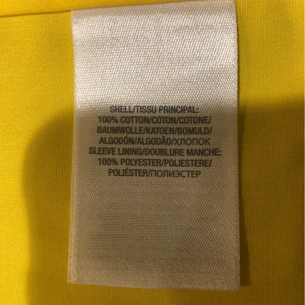 Ralph Lauren Cropped Trench Coat/Jacket in Yellow